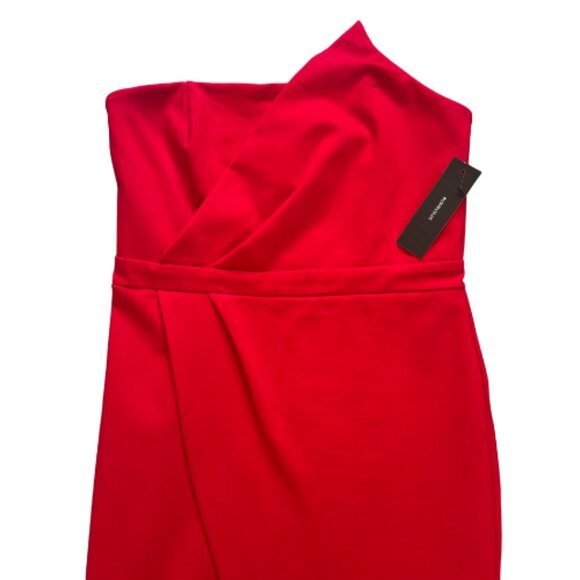 Lulus Queen of the City Red Strapless Bodycon Dress Size Medium NEW - Picture 5 of 7